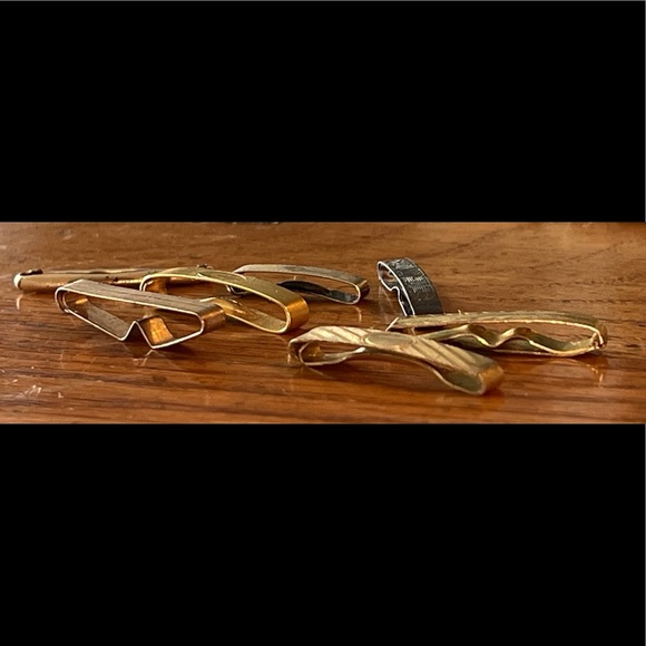 7 Vintage Tie Clips incl 14K Gold (?) & Hayward + - Picture 4 of 16